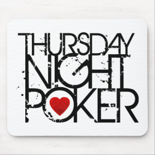 Donderdag nacht Poker Muismat