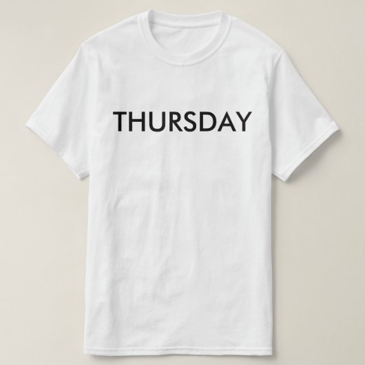 Donderdag T-Shirt (Design voorkant)