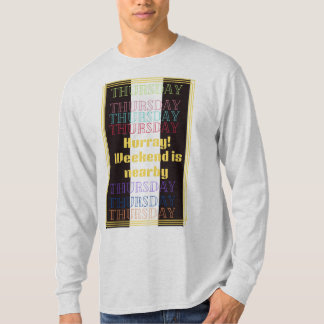 Donderdag wekelijkse herinnering collectie basic t t-shirt