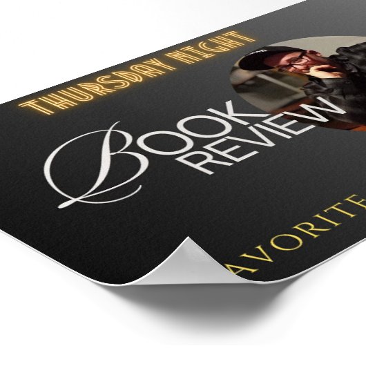 Donderdagavond Boek Review Poster (Hoek)