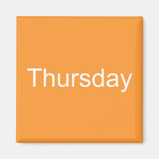 Donderdagmagneet Magneet (Voorkant)