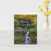 Donderdreven Herfsten die uw Kaart goed overwegen (Gele Bloem)