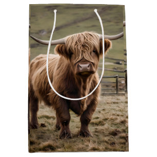 **"Donderende Majesteit: de Wollige Bruine Hooglan Medium Cadeauzakje