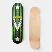 Donderende sterren 1/6 persoonlijk skateboard (Voorkant)