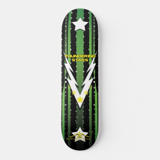 Donderende sterren 1/6 persoonlijk skateboard (Voorkant)