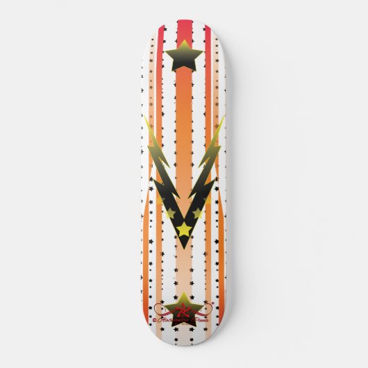 Donderende sterren 3/6 persoonlijk skateboard (Voorkant)