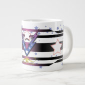 Donderende sterren grote koffiekop (Voorkant rechts)