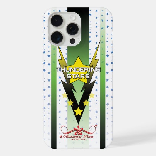 Donderende sterren iPhone hoesje (Achterkant)