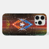 Donderende sterren iPhone hoesje (Achterkant horizontaal)