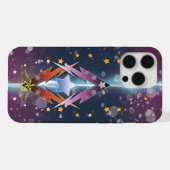 Donderende sterren iPhone hoesje (Achterkant horizontaal)