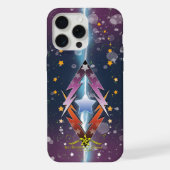 Donderende sterren iPhone hoesje (Achterkant)