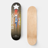 Donderende sterren persoonlijk skateboard (Voorkant)