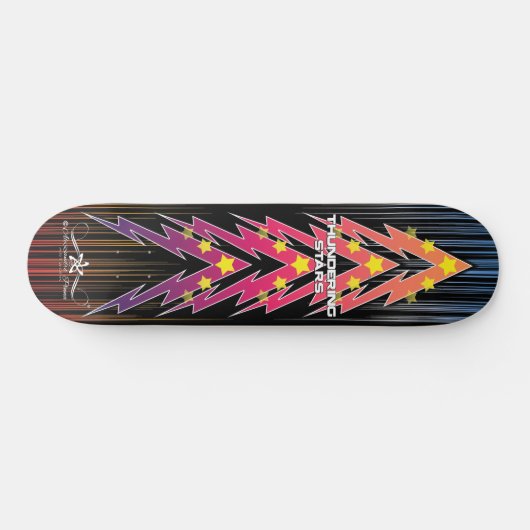 Donderende sterren persoonlijk skateboard (Horizontaal)