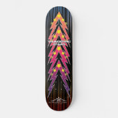 Donderende sterren persoonlijk skateboard (Voorkant)