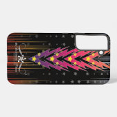 Donderende sterren samsung galaxy hoesje (Achterkant horizontaal)