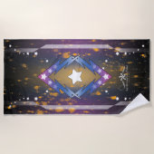 Donderende sterren strandlaken (Voorkant)