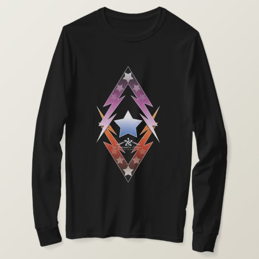 Donderende sterren t-shirt (Design voorkant)