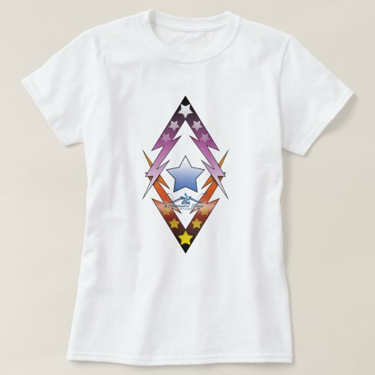 Donderende sterren t-shirt (Design voorkant)