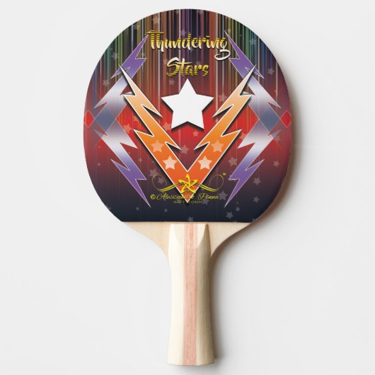 Donderende sterren tafeltennisbatje (Voorkant)