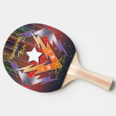 Donderende sterren tafeltennisbatje (Zijkant)