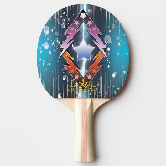 Donderende sterren tafeltennisbatje (Voorkant)