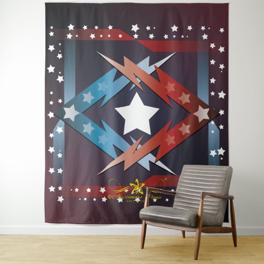 Donderende sterren wandkleed (In situ)