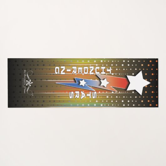 Donderende sterren yogamat (Achterkant (horizontaal))