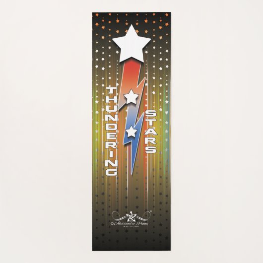 Donderende sterren yogamat (Achterkant)