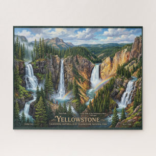 Donderende Watervallen van Yellowstone Legpuzzel