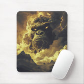 Dondergorilla van de Eeuwige Storm Muismat (Met muis)