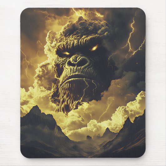 Dondergorilla van de Eeuwige Storm Muismat (Voorkant)