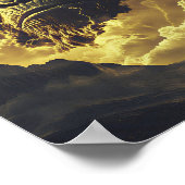 Dondergorilla van de Eeuwige Storm Poster (Hoek)