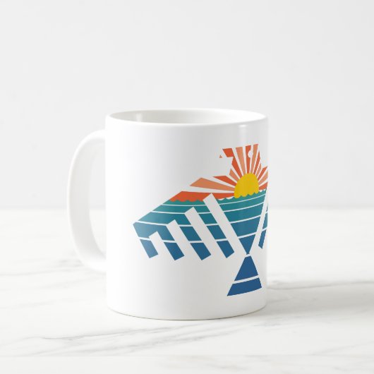 dondervogel zonsondergang koffiemok (Voorkant links)