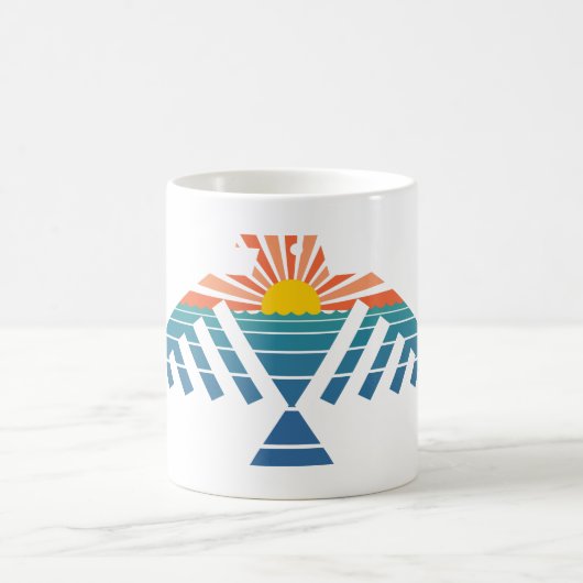 dondervogel zonsondergang koffiemok (Center)