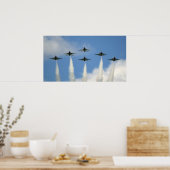Dondervogels vliegen in formatie poster (Keuken)
