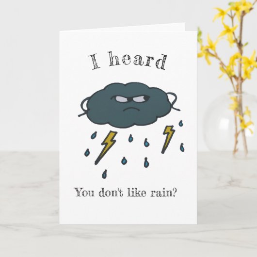 donderwolk kaart (Gele Bloem)