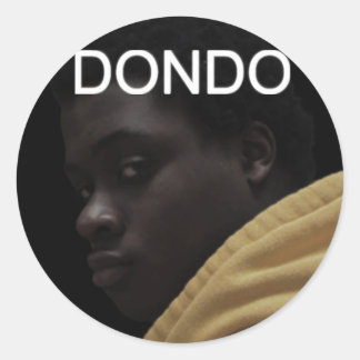 Dondo Angle, Dondo Schrijven Ronde Sticker