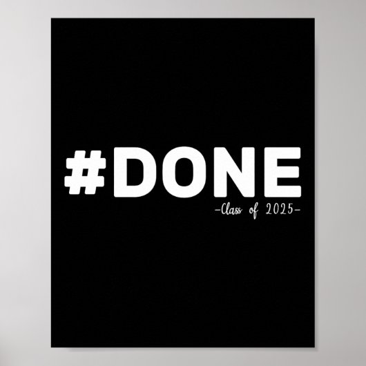 #done CL van 2025 Afstuderen Grappig 2025 Afstuder Poster (Voorkant)
