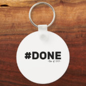#done CL van 2025 Afstuderen Grappig 2025 Afstuder Sleutelhanger (Voorkant)