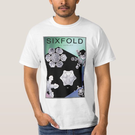 Doneer $100 aan Sixfold T-Shirt - Poëzie (Voorkant)