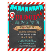 Doneer bloed school event sjabloon foto afdruk (Voorkant)