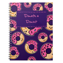 Doneer een donut - Grappig & Esthetisch Notitieboe