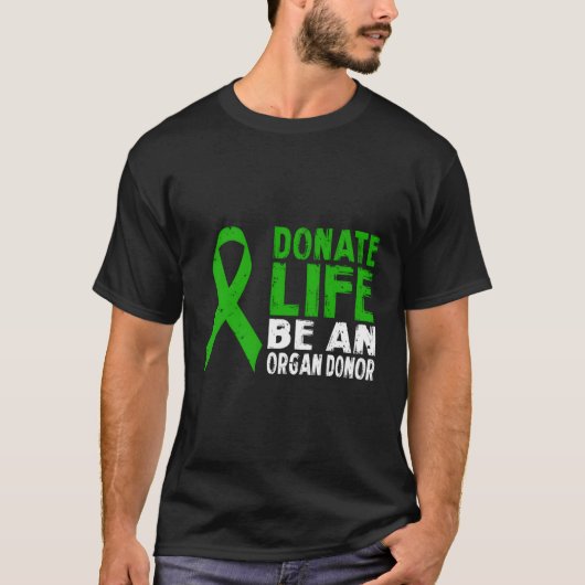 Doneer het leven als orgaandonor t-shirt (Voorkant)