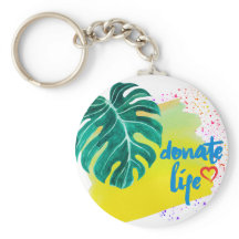 Doneer het Leven Tropische Gele Waterverf