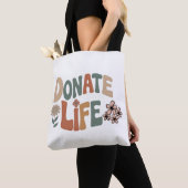 Doneer Leven BoHo Bewustzijn Tote Bag (Dichtbij)
