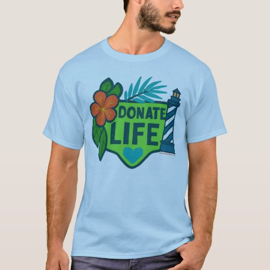 Doneer Leven NC Tropisch T T-shirt (Voorkant)