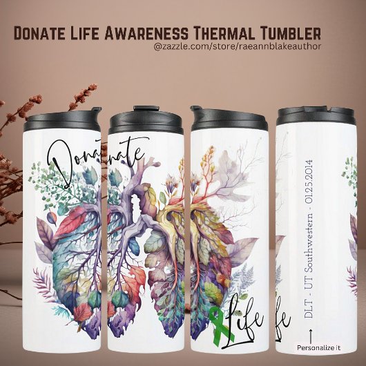 Doneer Life Awareness Thermal Tumbler Thermosbeker