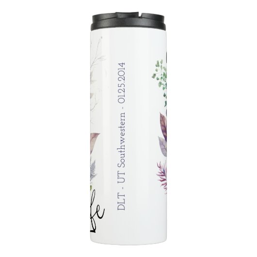Doneer Life Awareness Thermal Tumbler Thermosbeker (Achterkant)