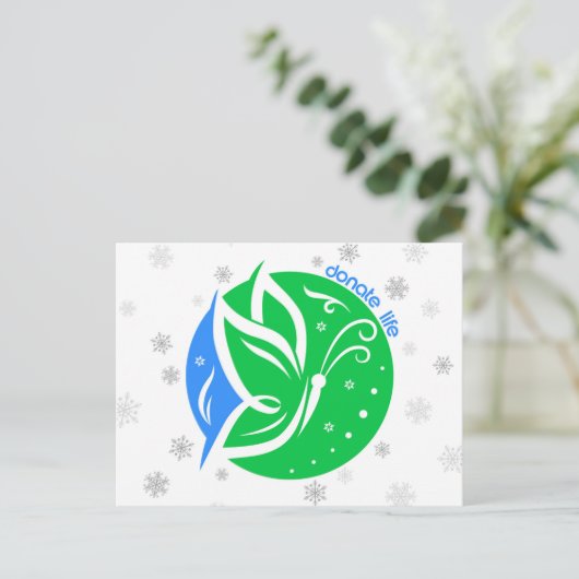  Doneer Life Kaart voor Bedrijven (Staand voorkant)