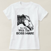 Doneer Mess met het Baas Mare Shirt Raglan honkbal (Design voorkant)